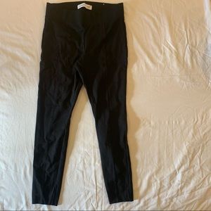 old navy black stevie high rise pants
